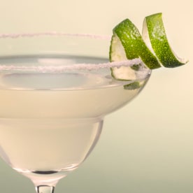 Classic margarita cocktail